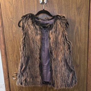 Banana Republic Faux Fur Vest